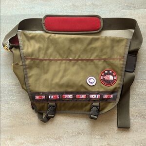 The North Face, 1990 Trans-Antartica Expedition, messenger shoulder bag.